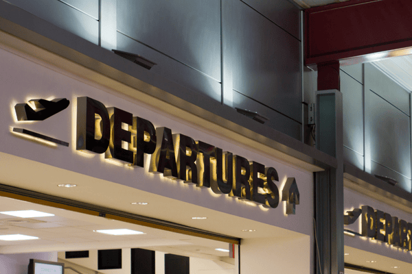 airport departures